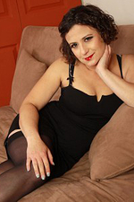 36 Year Old Elegant Anna P from Onlyover30 Looking Hot in Nylons