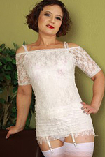 Hot Fur Covered Pussied 36 Year Old Anna P Posing Inside Tight White Underware
